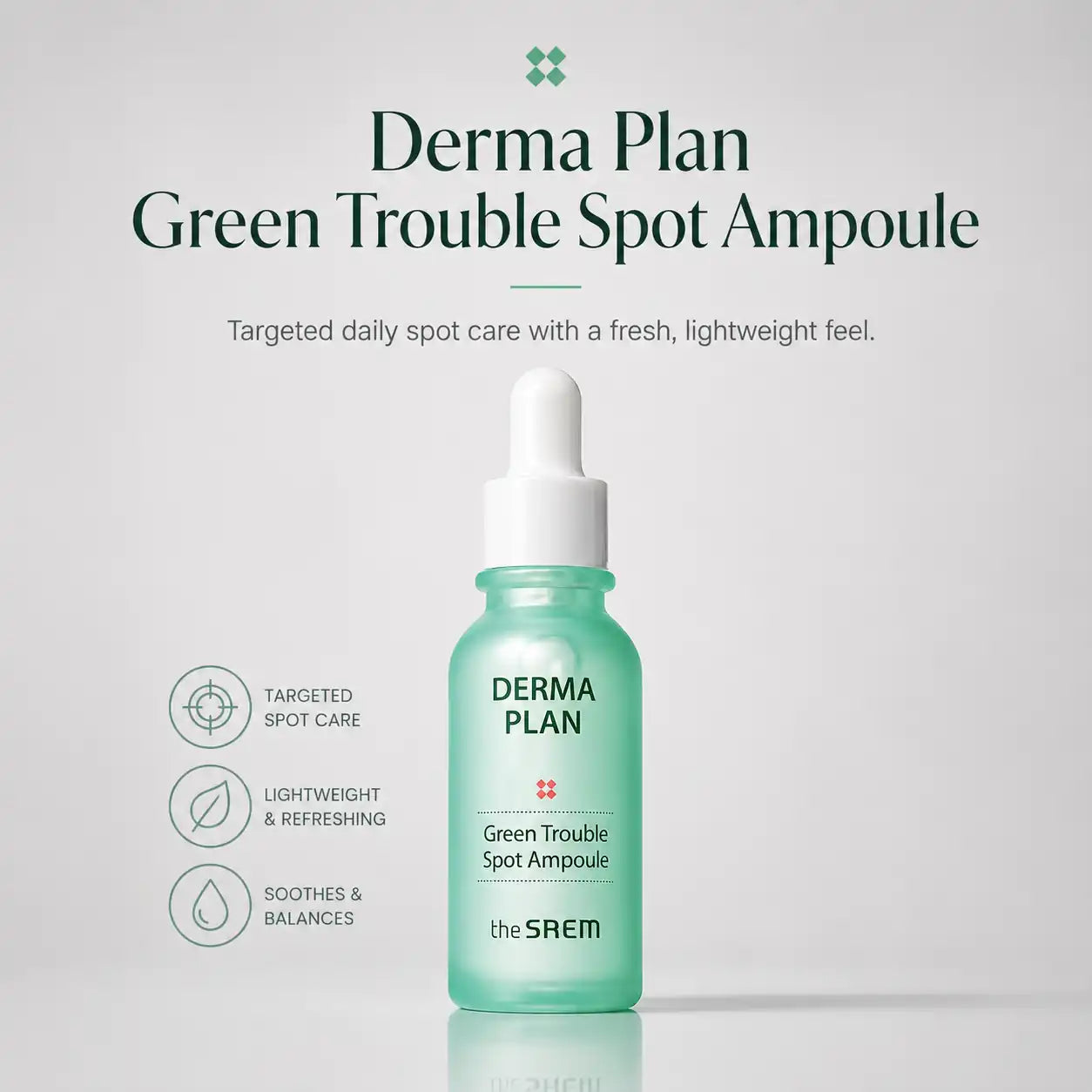 The Saem Derma Plan Green Trouble Spot Ampoule 20ml