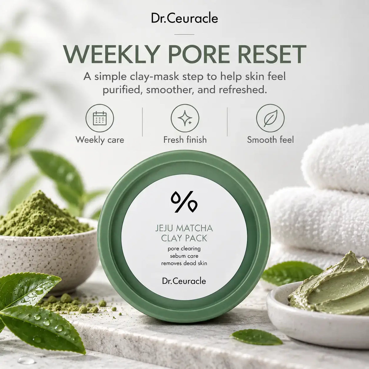 Dr. Ceuracle Jeju Matcha Clay Pack 115g