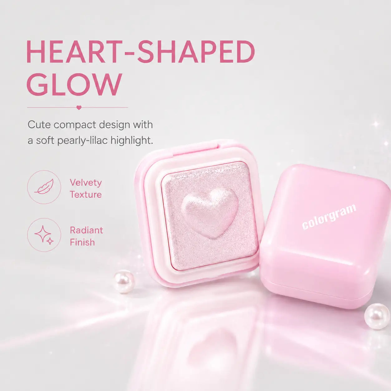 Colorgram Milk Bling Heartlighter 02 Pink Heart (view 5)