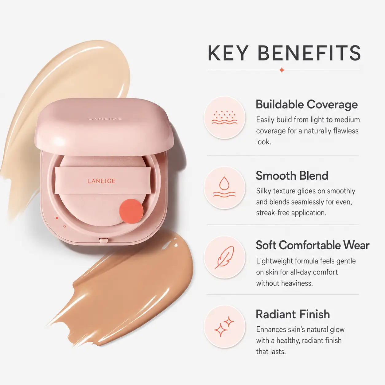 glow cushion texture swatch