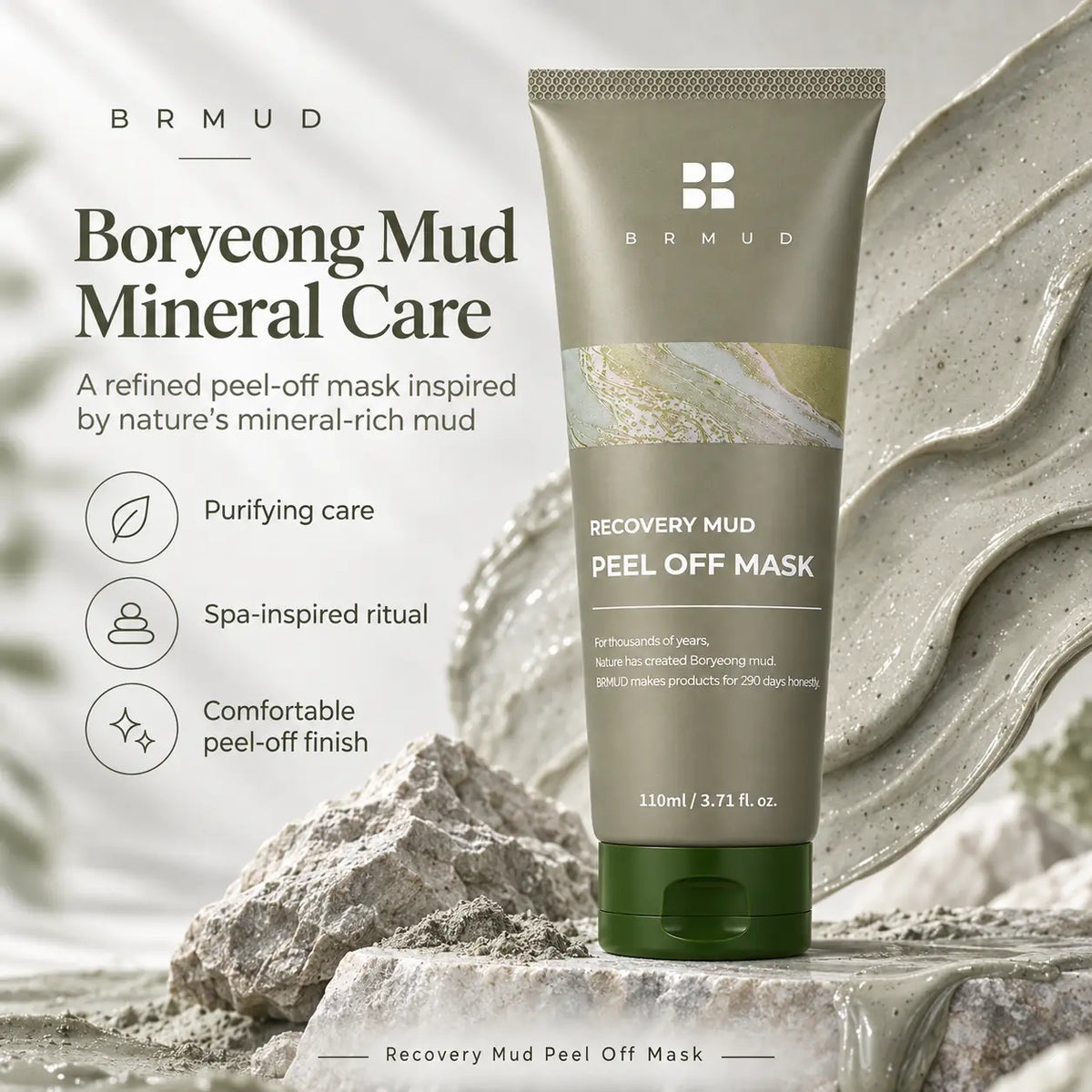BRMUD Recovery Mud Peel Off Mask 110ml