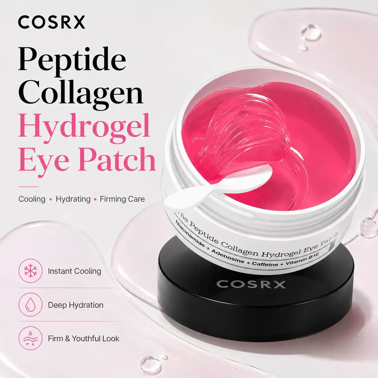 COSRX The Peptide Collagen Hydrogel Eye Patch 60 Patches