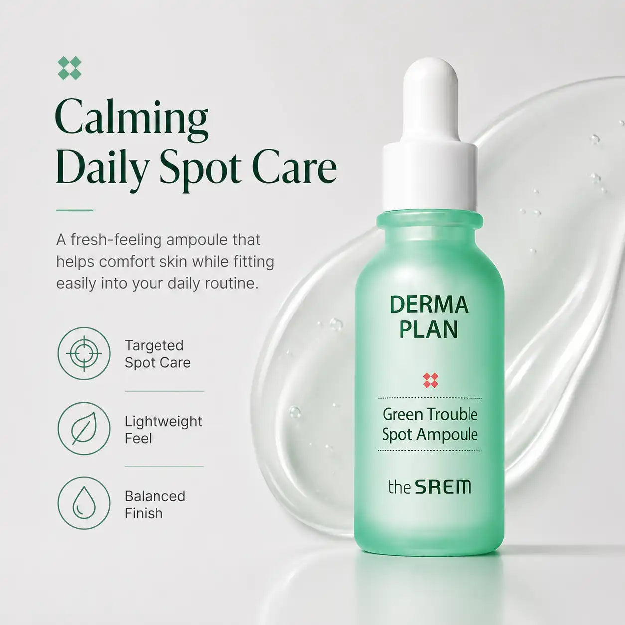 The Saem Derma Plan Green Trouble Spot Ampoule 20ml