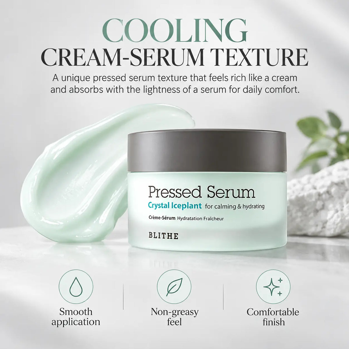BLITHE Pressed Serum Crystal Iceplant 50ml
