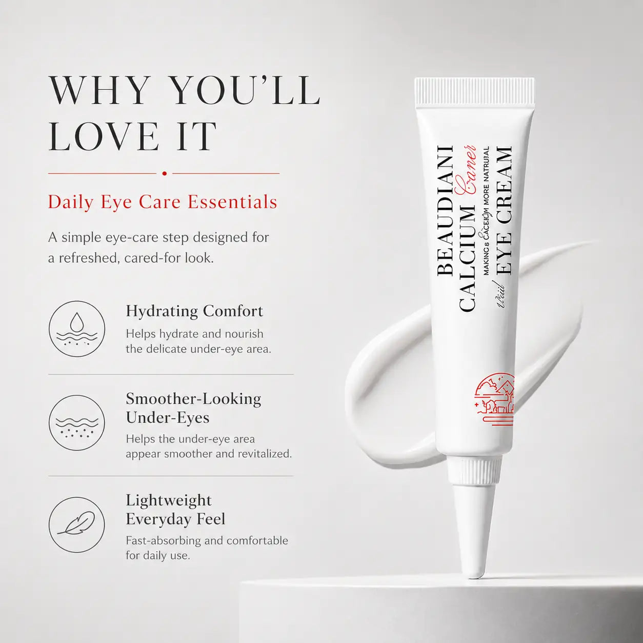 BEAUDIANI Calcium Cover Eye Cream 15ml