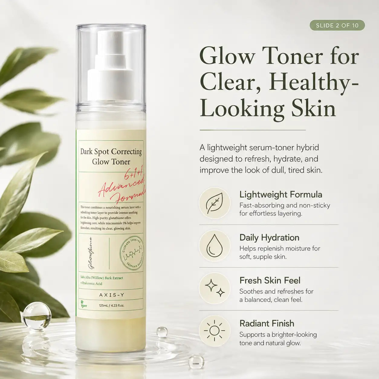 AXIS-Y Dark Spot Correcting Glow Toner 125ml