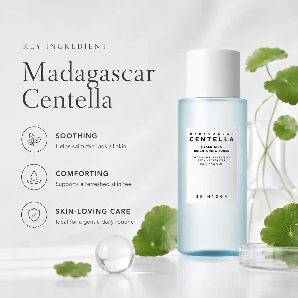 SKIN1004 Madagascar Centella Hyalu-Cica Brightening Toner 210ml