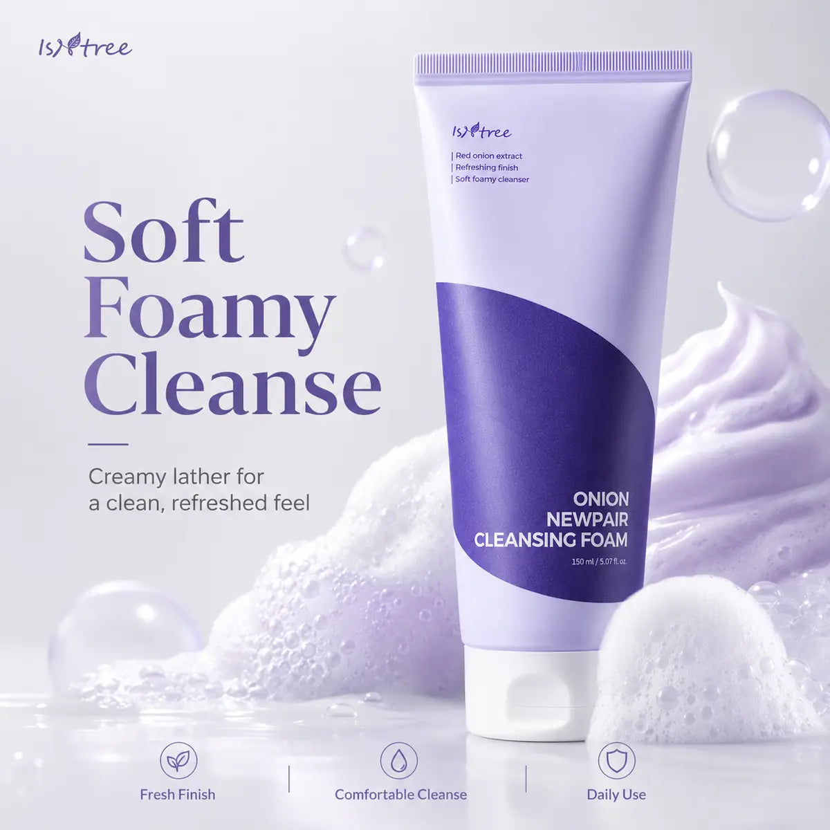 Isntree Onion Newpair Cleansing Foam 150ml