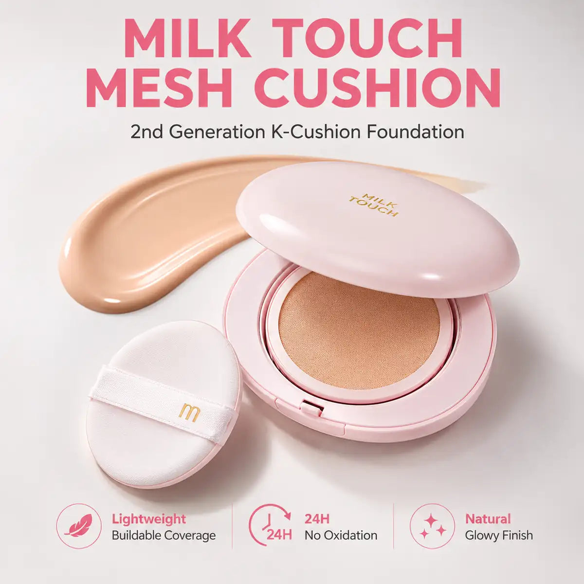 Milk Touch Milky Glow Cushion packaging box