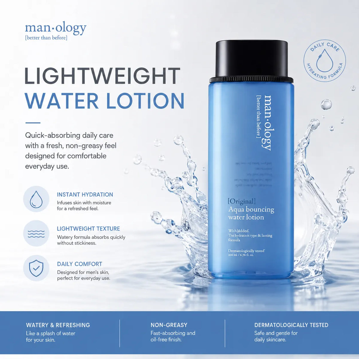 belif Manology Aqua Bouncing Water Lotion 200ml