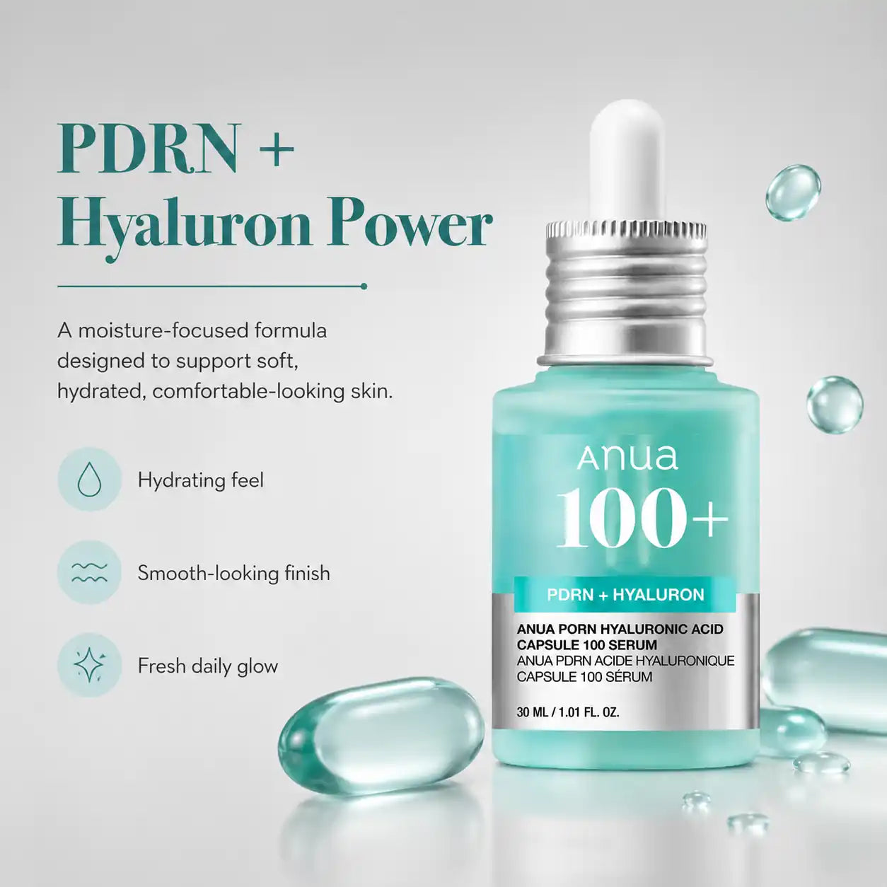 ANUA PDRN Hyaluronic Capsule 100 Serum 30ml