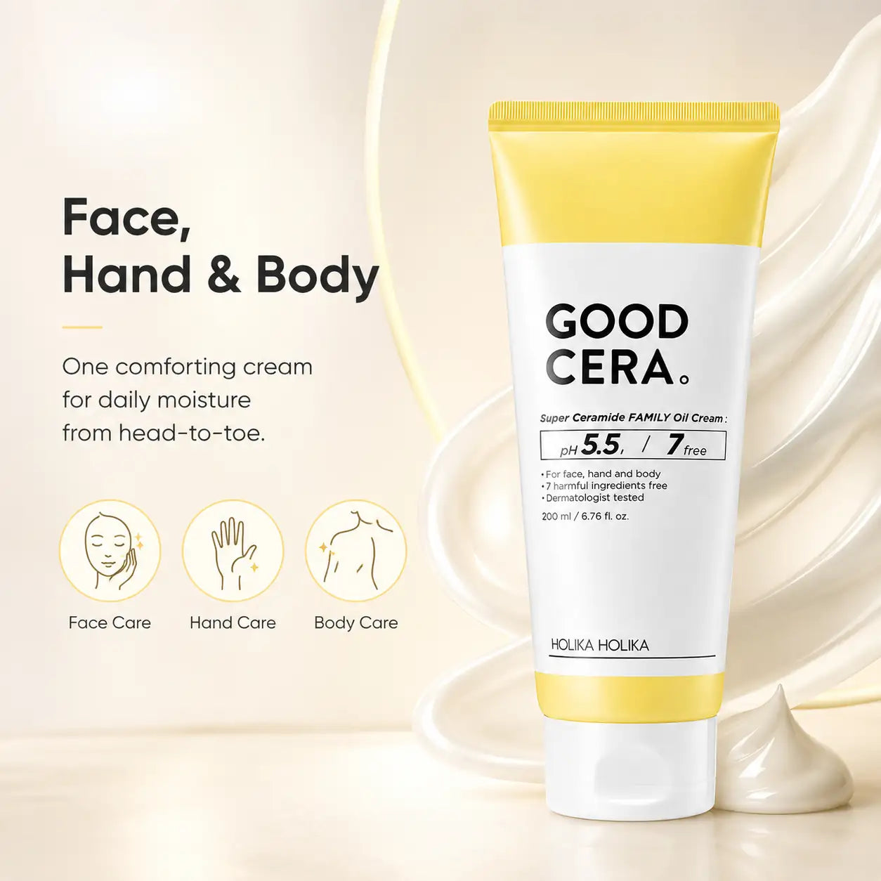 Holika Holika Good Cera Ceramide Family Oil Cream 200ml