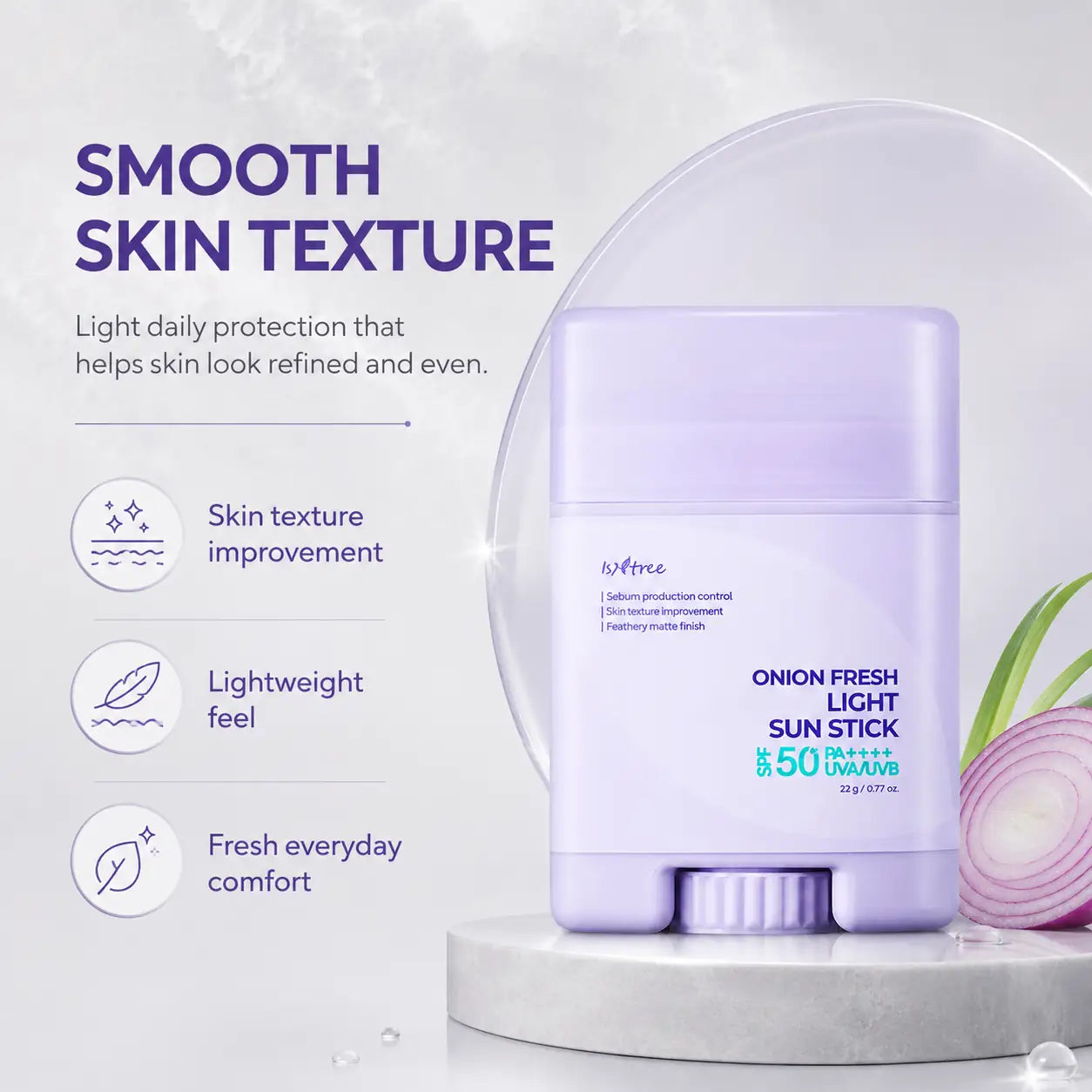 Isntree Onion Fresh Light Sun Stick SPF 22g