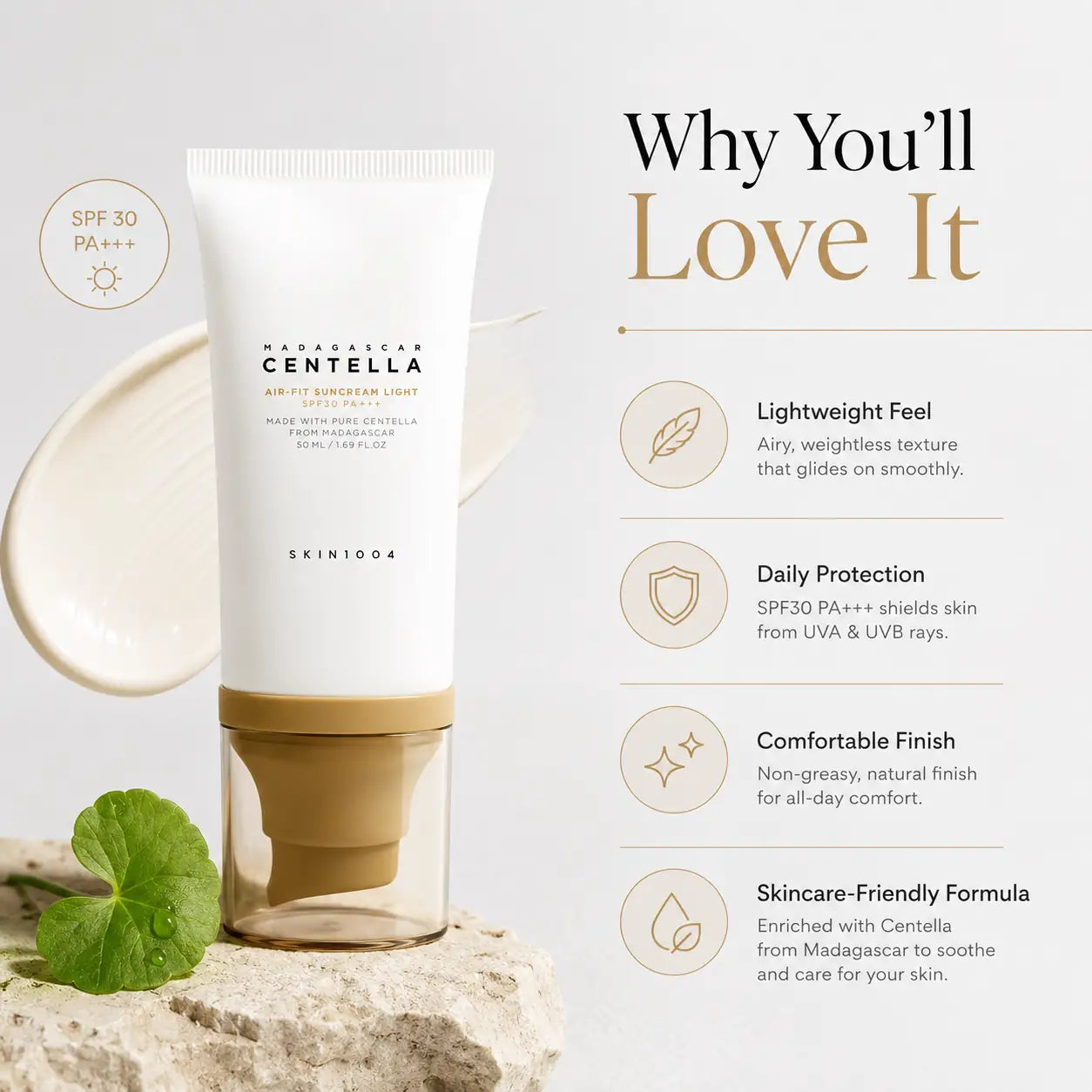 SKIN1004 Madagascar Centella Air-Fit Suncream Light 50ml