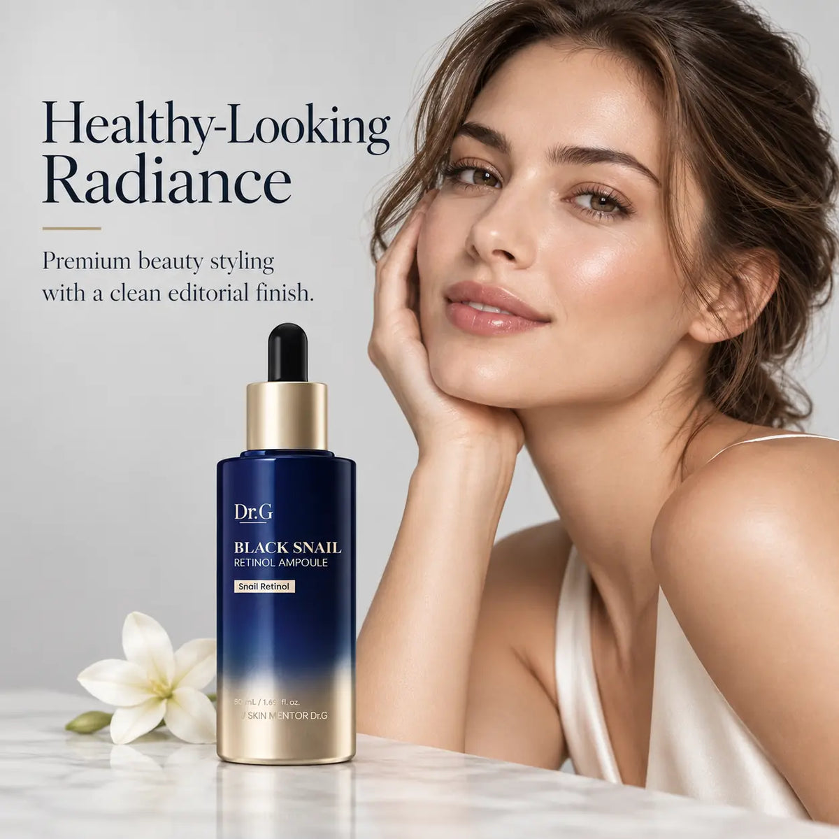 Dr.G Black Snail Retinol Ampoule Nail Polish Nail Color 50ml