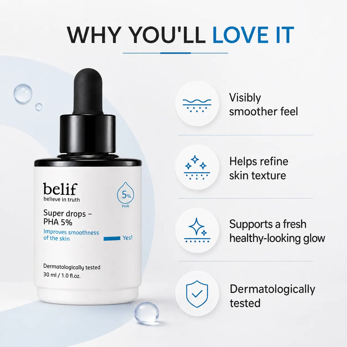 belif Super Drops PHA 5% 30ml