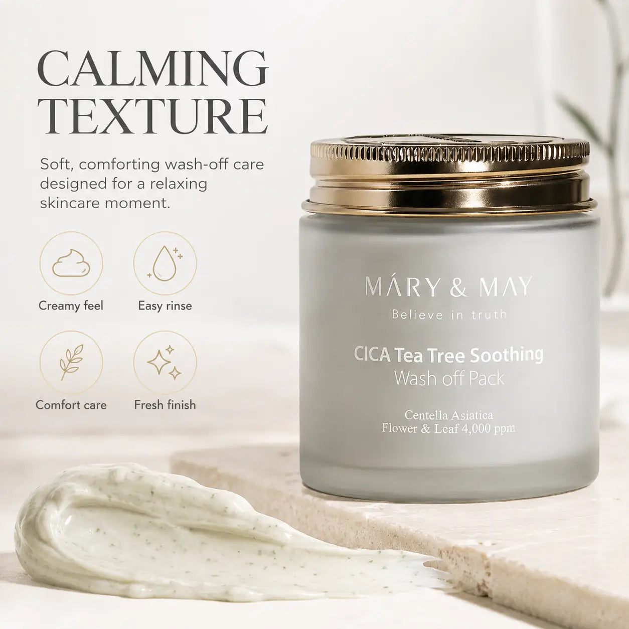 Mary&May CICA TeaTree Soothing Wash Off Pack 125g
