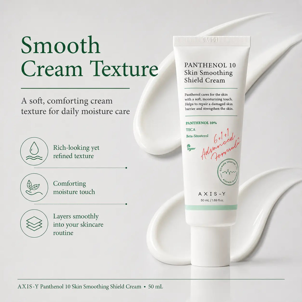 AXIS-Y Panthenol 10 Skin Smoothing Shield Cream 50ml