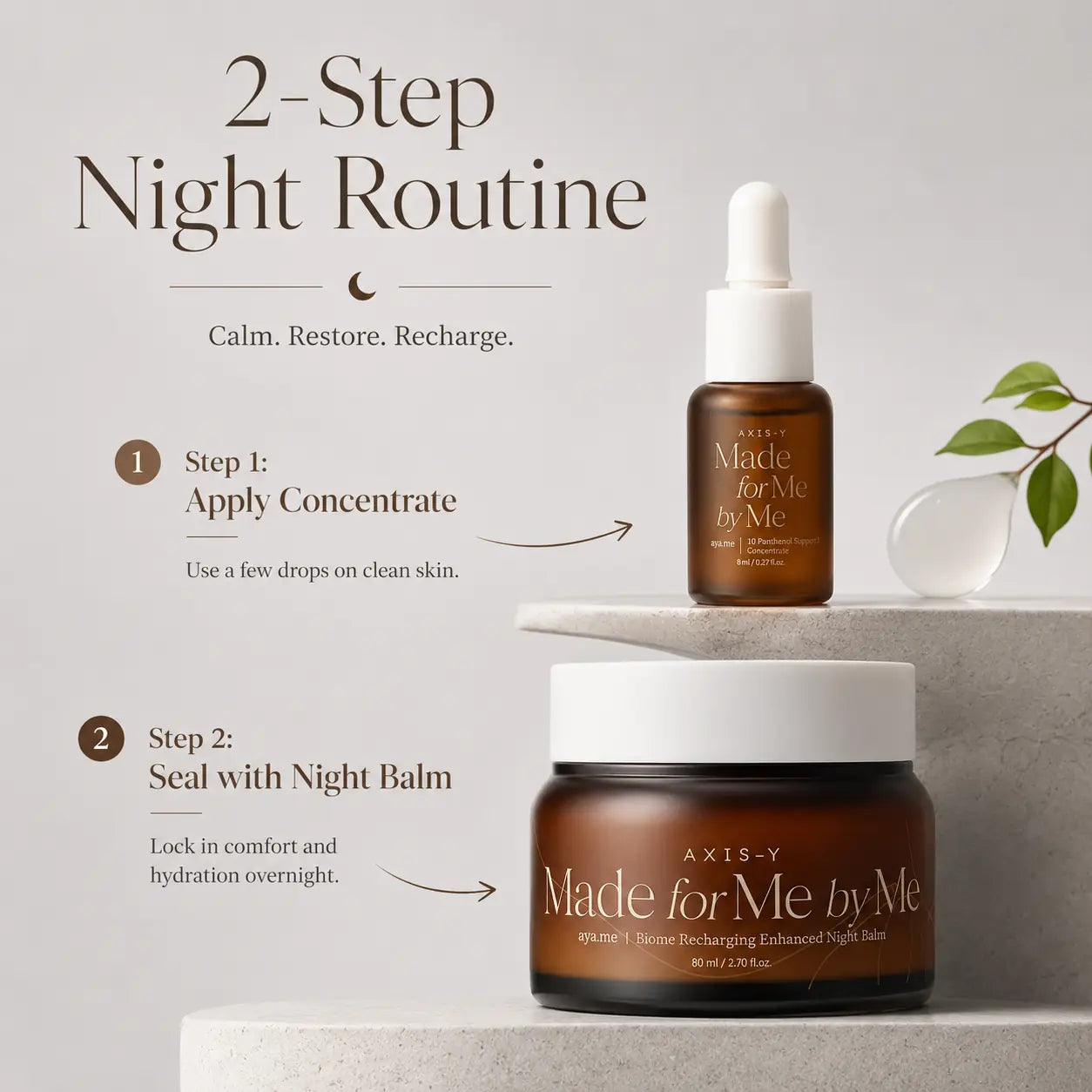 AXIS-Y Biome Recharging Night Renewal Set