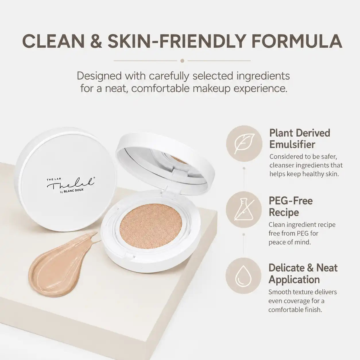 THE LAB by blanc doux Oligo Hyaluronic Acid Healthy Cream Cushion 12G