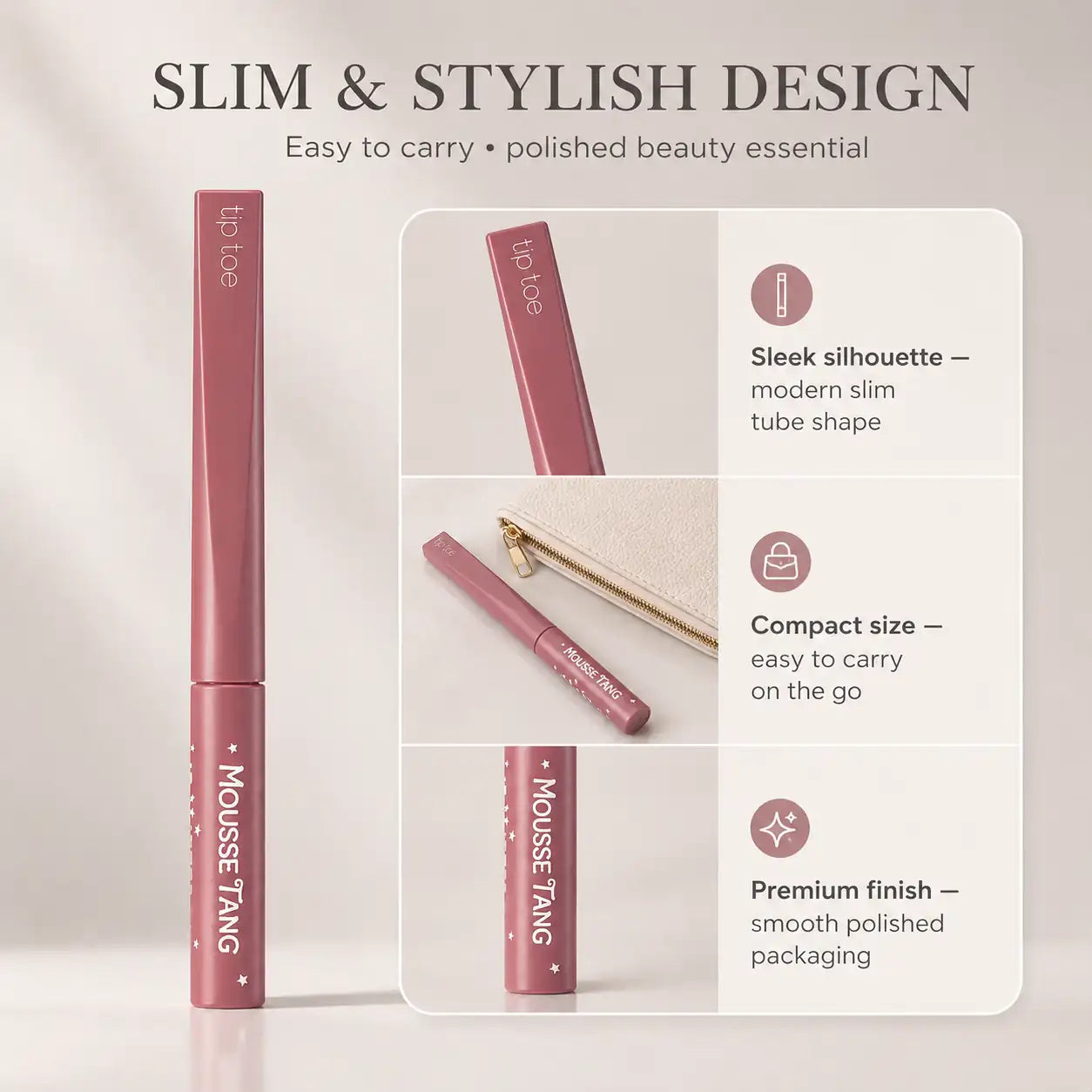 Tiptoe Mousse Tang Lip Matter 004 Priscilla Lip Tint