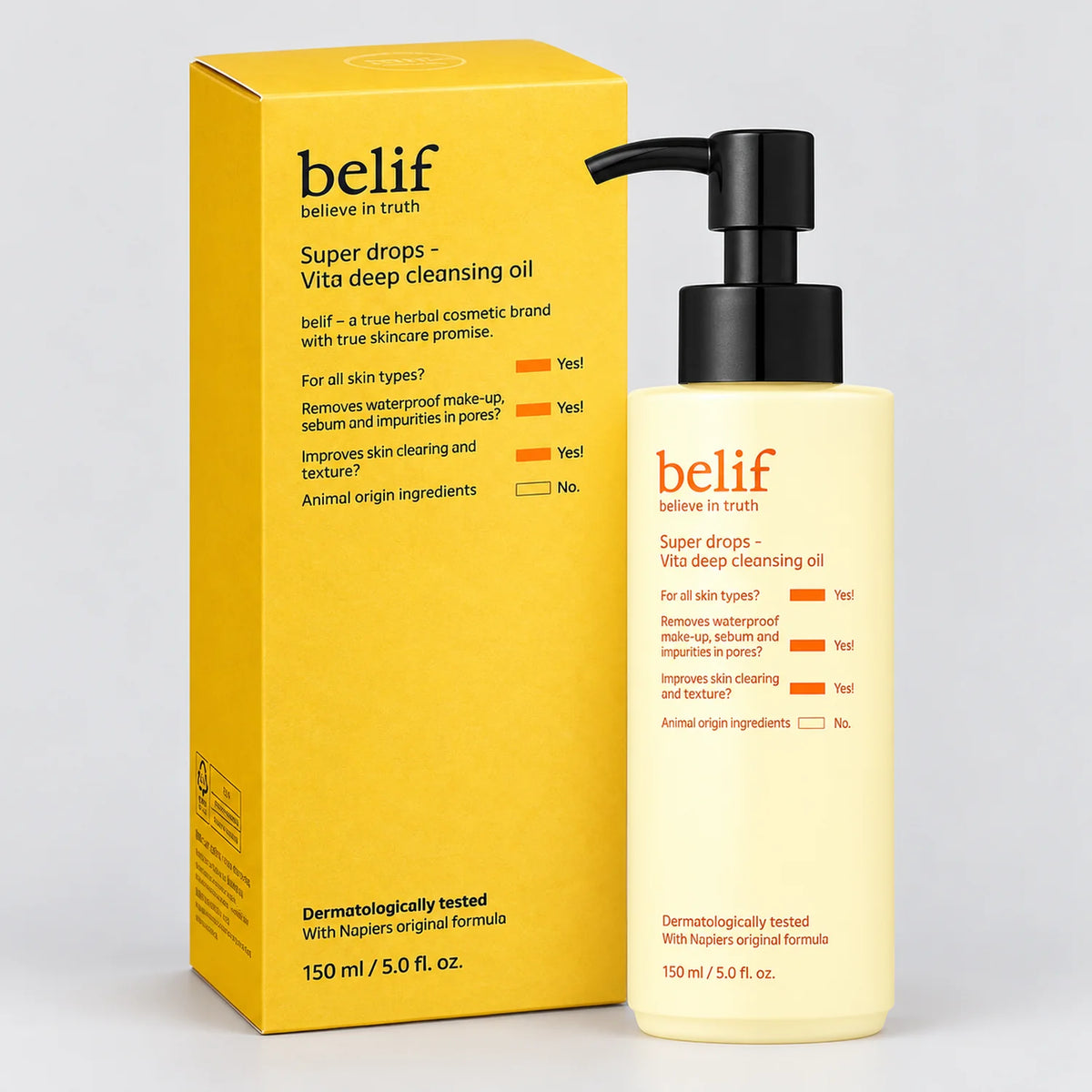 belif Super Drops Vita Deep Cleansing Oil 150ml