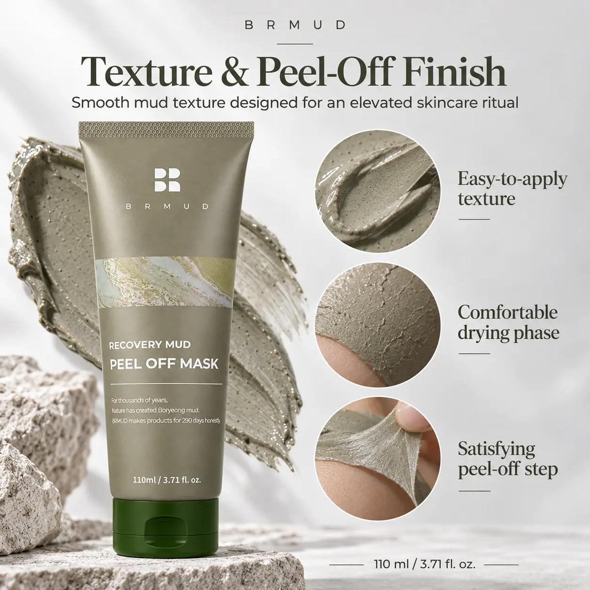 BRMUD Recovery Mud Peel Off Mask 110ml