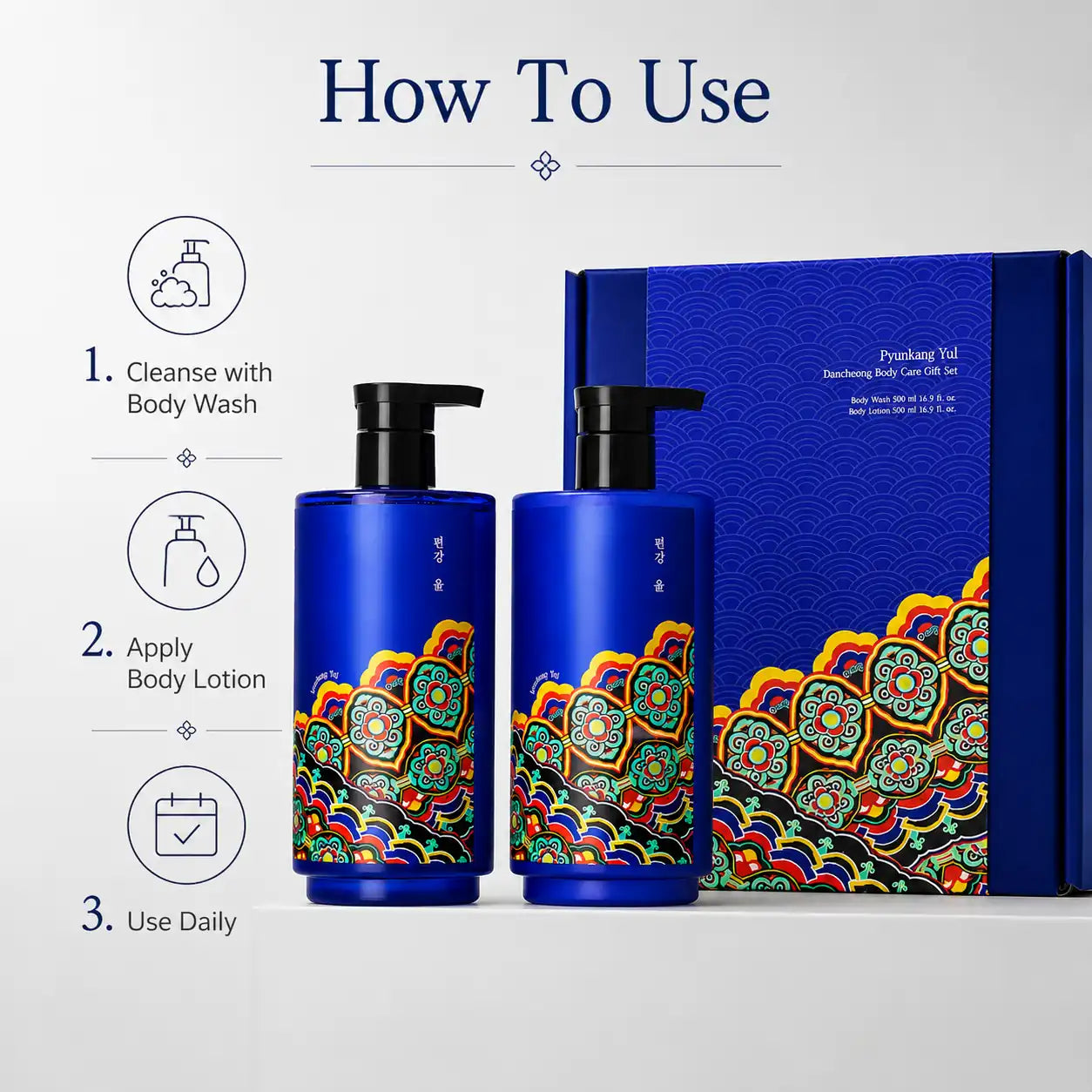 Pyunkang Yul Dancheong Body Care Gift Set 350ml x 2
