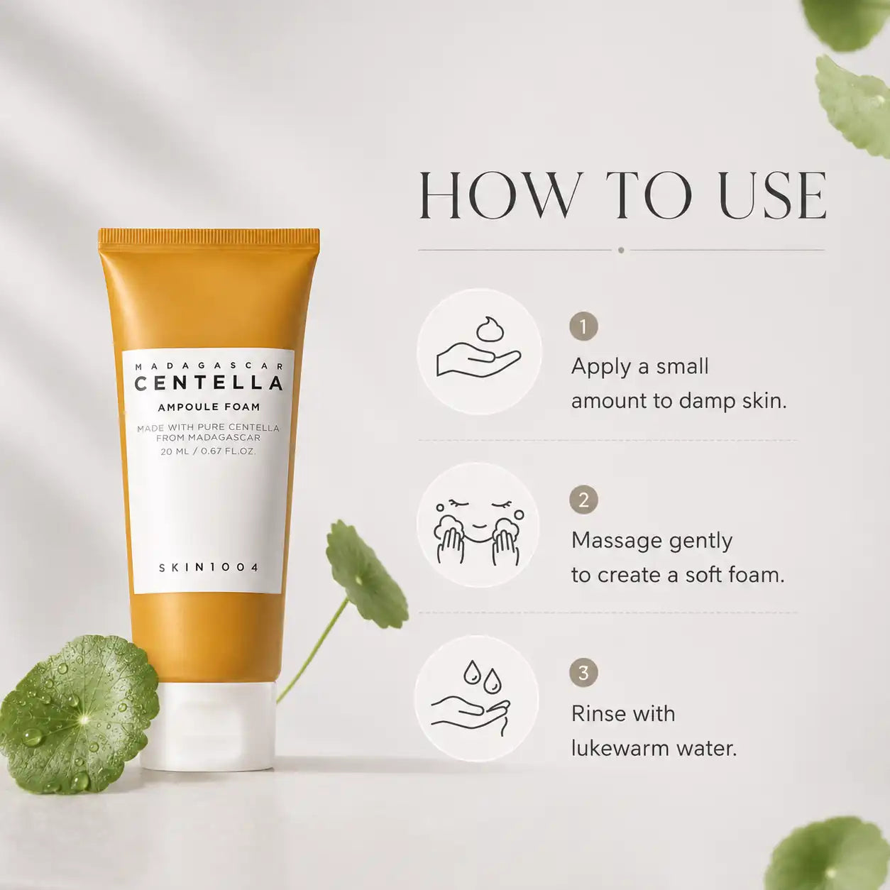 SKIN1004 Madagascar Centella Ampoule Foam 20ml