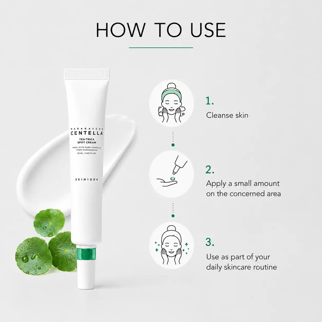 SKIN1004 Madagascar Centella Tea-Trica Spot Cream 20ml