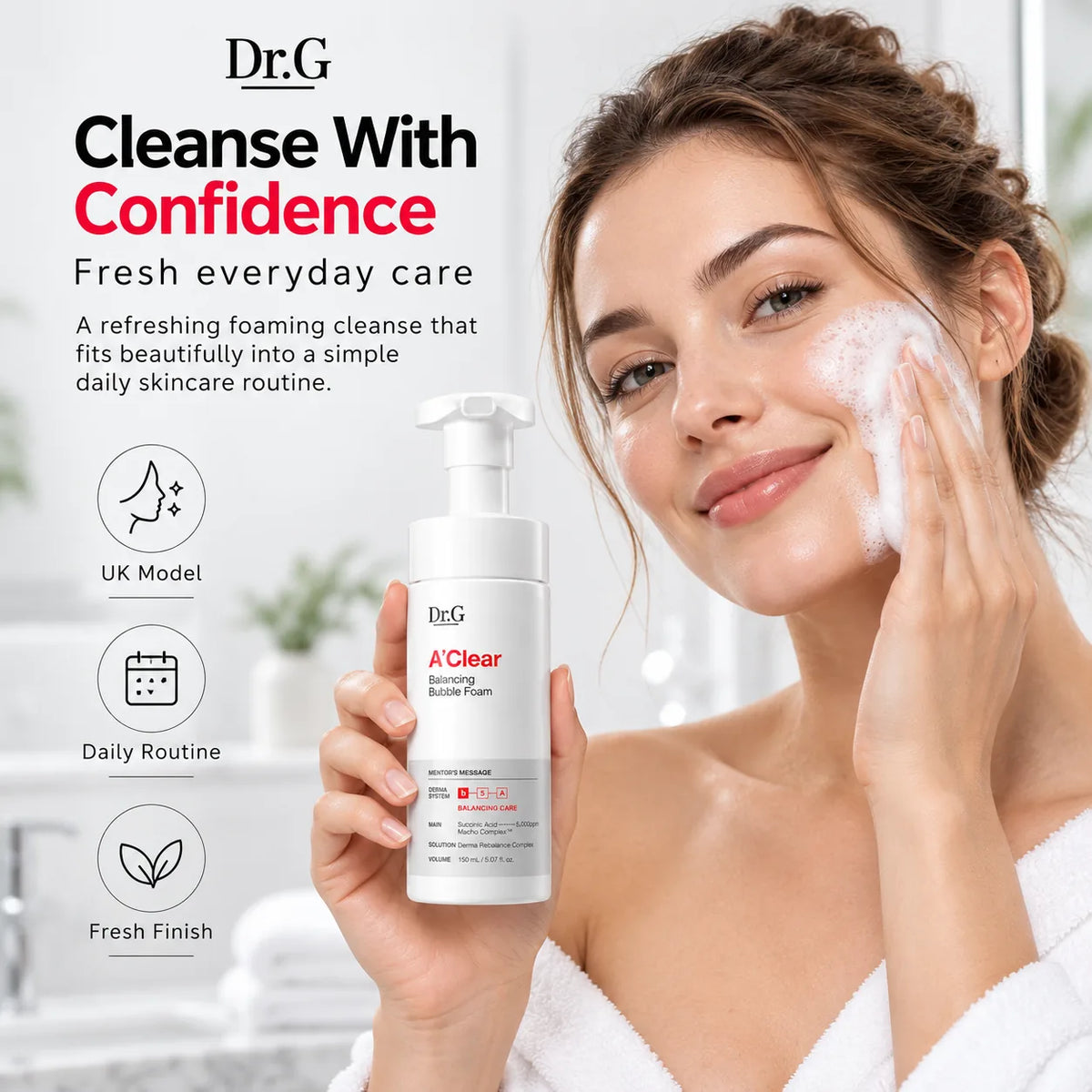 Dr.G A' Clear Bubble Foam 150ml