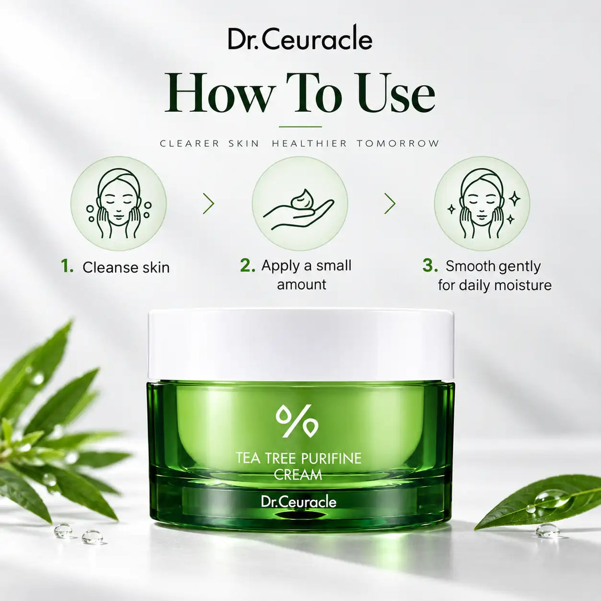 Dr. Ceuracle Tea Tree Purifine 80 Cream 50g