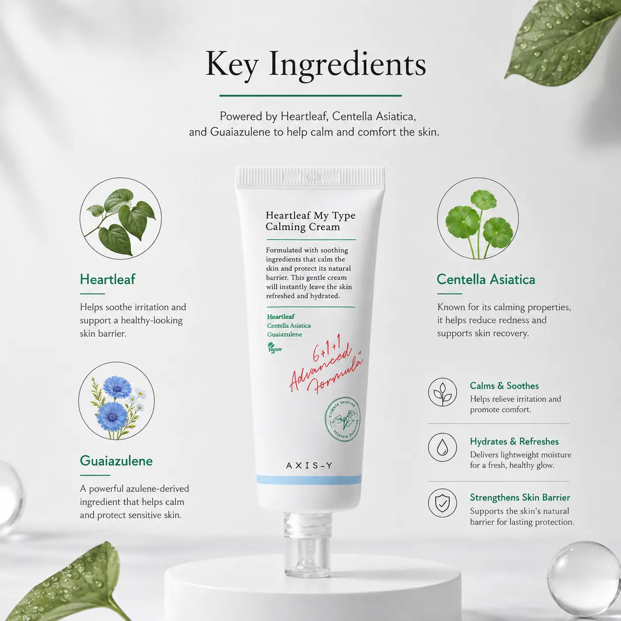 AXIS-Y Heartleaf My Type Calming Cream 60ml