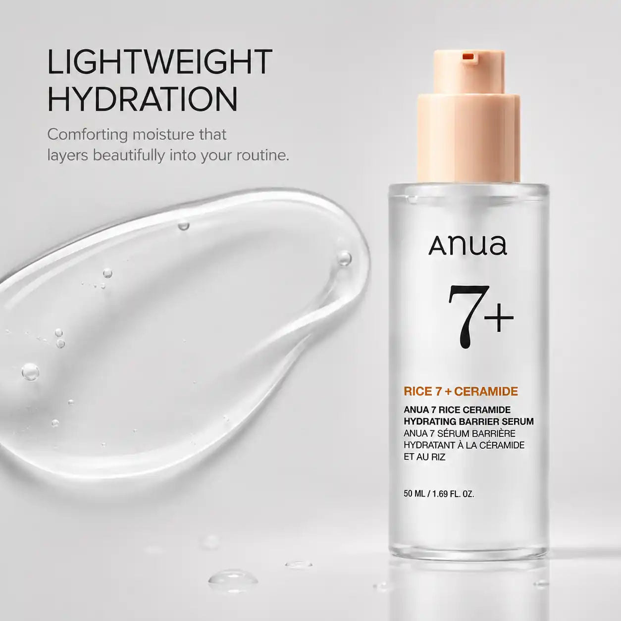ANUA 7 Rice Ceramide Hydrating Barrier Serum 50ml