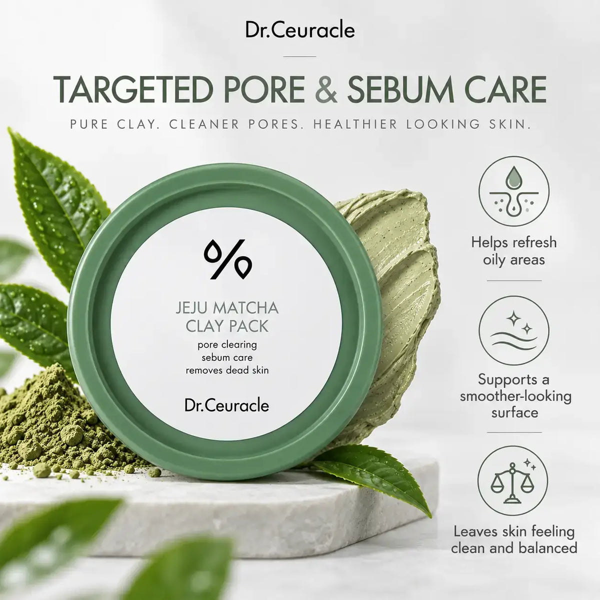 Dr. Ceuracle Jeju Matcha Clay Pack 115g