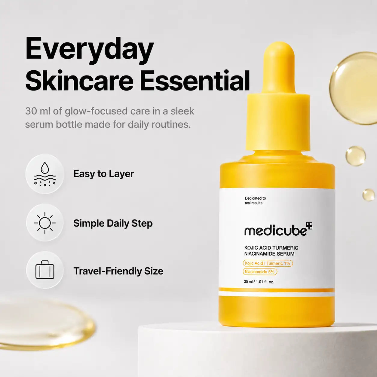 Medicube Kojic Acid Turmeric Niacinamide Serum 30ml