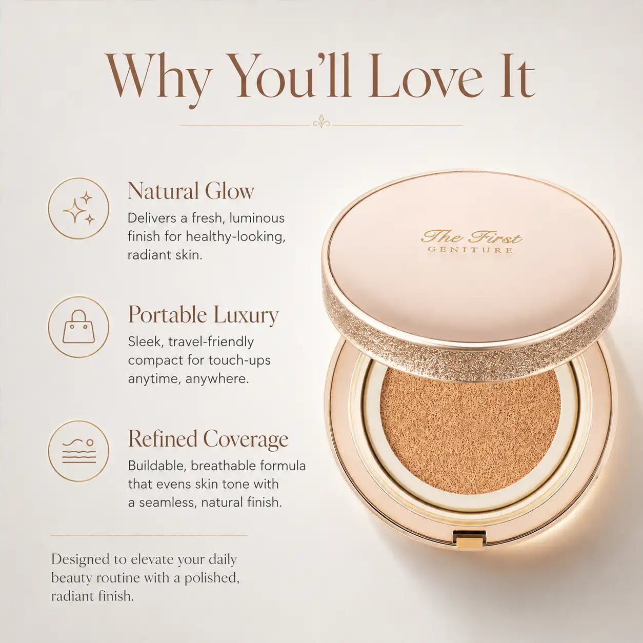 OHUI The First Geniture Ampoule Cover Cushion 15g