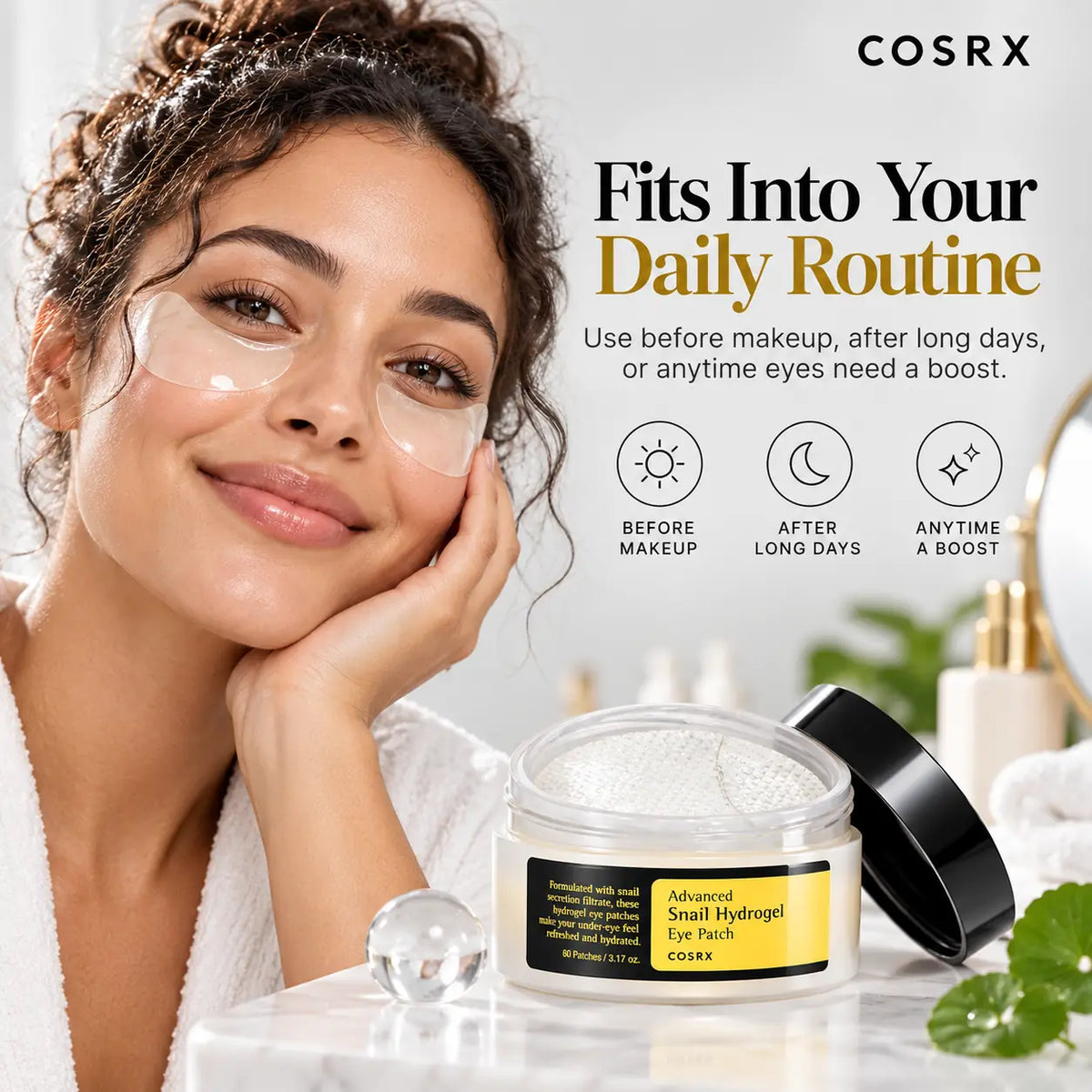 COSRX Advanced Snail Hydrogel Eye Patch Nail Polish Nail Color 60ea