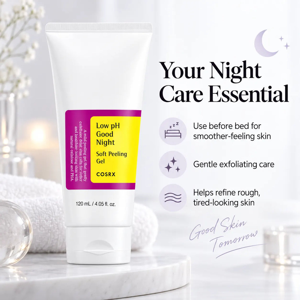 COSRX Low pH Good Night Soft Peeling Gel 120ml