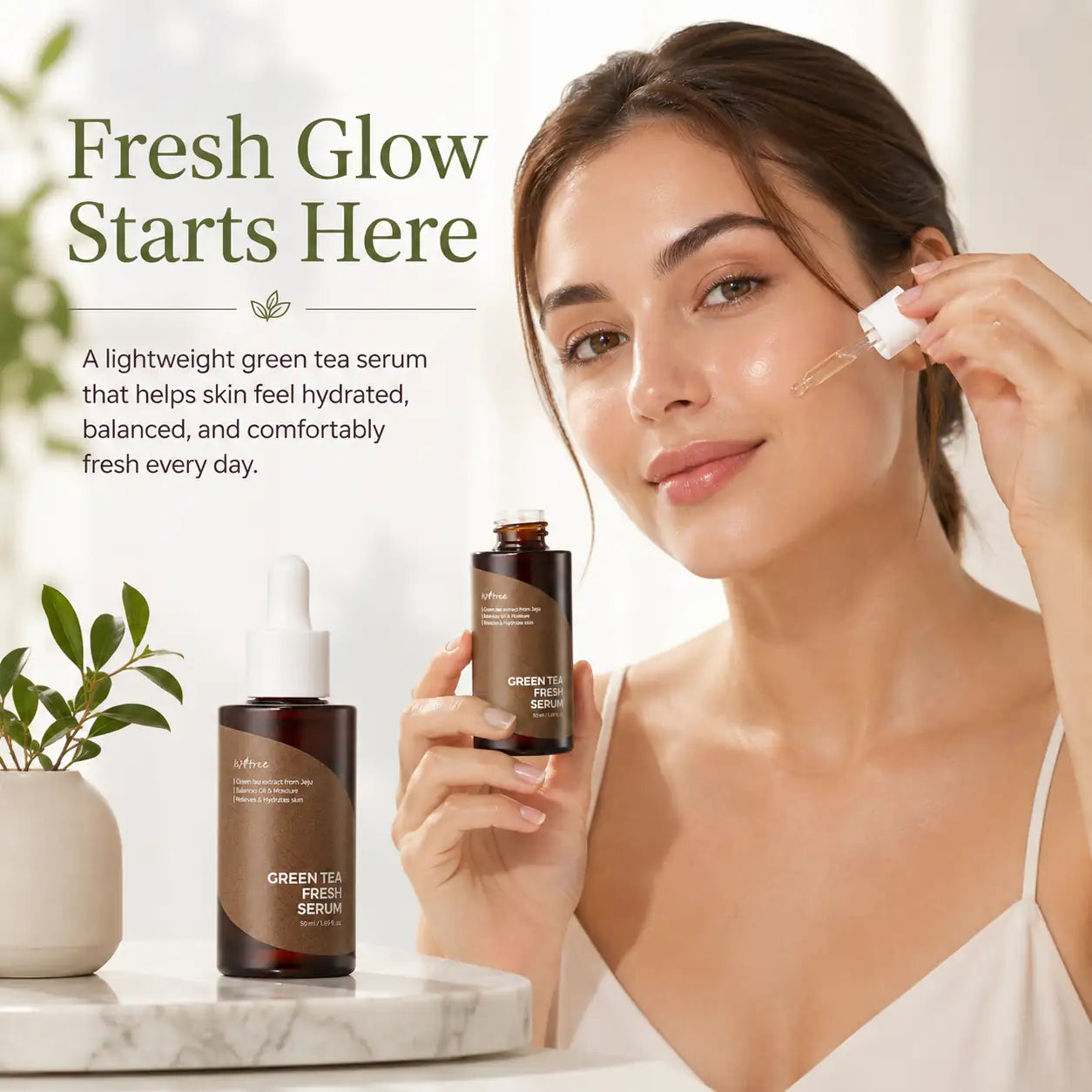 Isntree Green Tea Fresh Serum 50ml