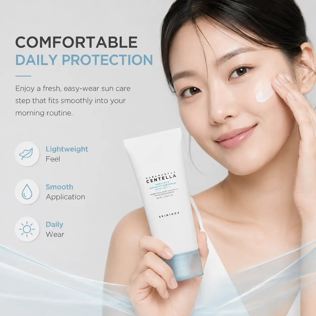 SKIN1004 Madagascar Centella Hyalu-Cica Water-Fit Sun Serum 100ml