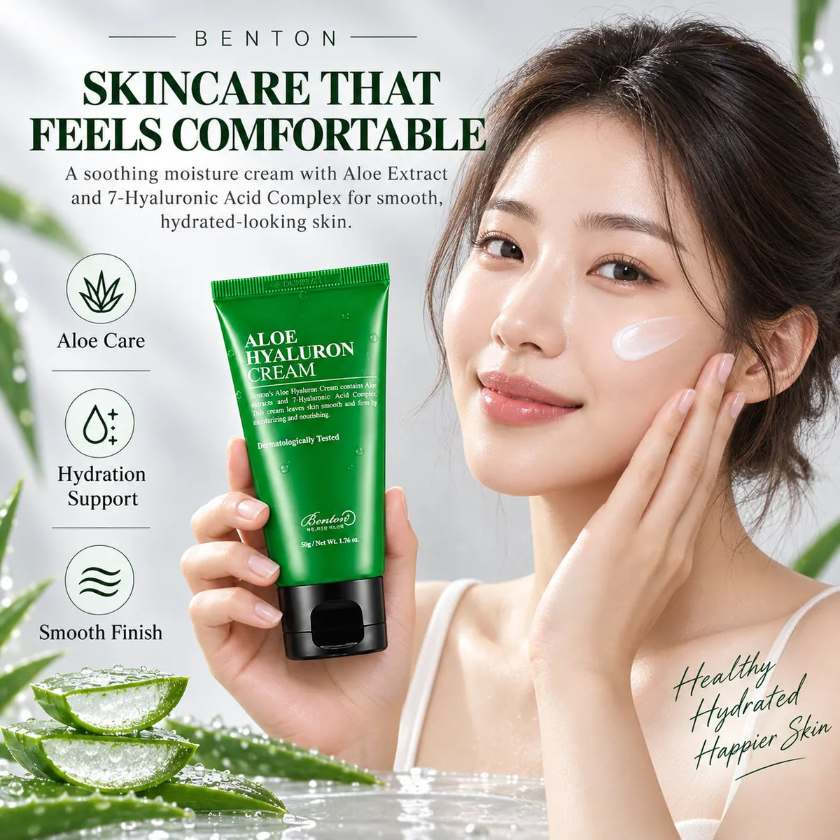Benton Aloe Hyaluron Cream 50g