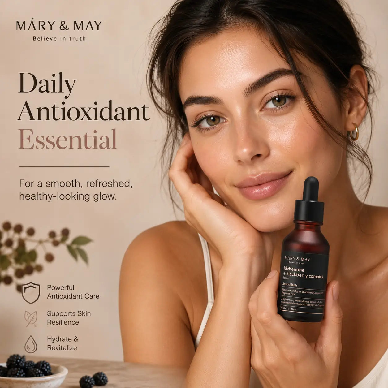 Mary&May Idebenone + Blackberry Complex Serum 30ml