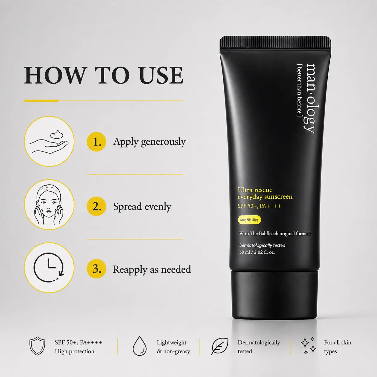 belif Manology Ultra Rescue Everyday Sunscreen 60ml