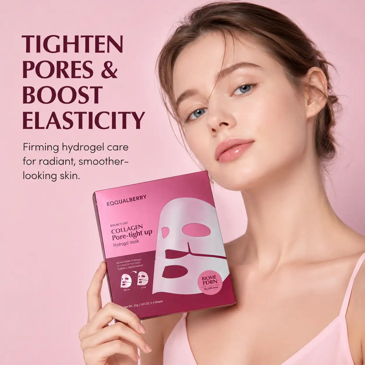 EQQUALBERRY Collagen Pore Tight Up Hydrogel Mask 30g 1pc