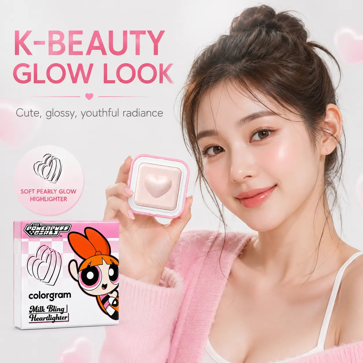 Colorgram Milk Bling Heartlighter 05 Spring Pink Blossom (view 9)