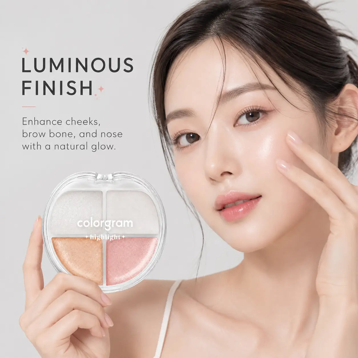 Colorgram Tintory Highlighter Palette 02 Cream Balm