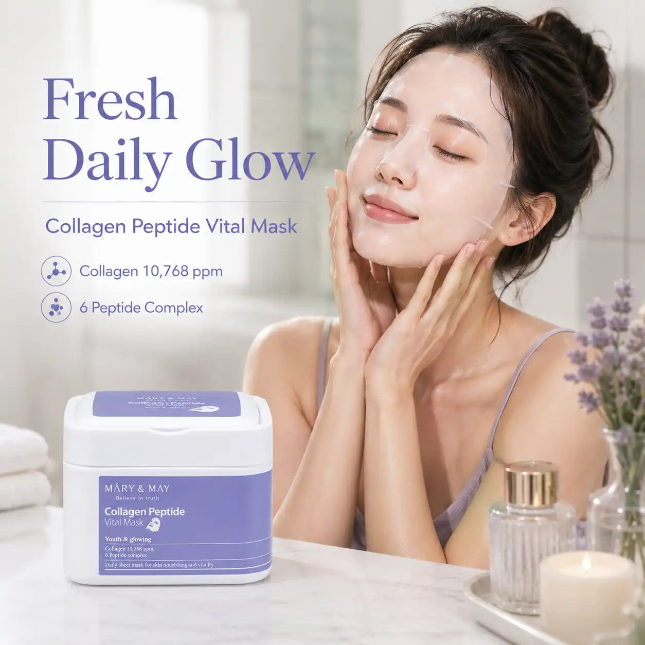 Mary&May Collagen Peptide Vital Mask 30ea 400g