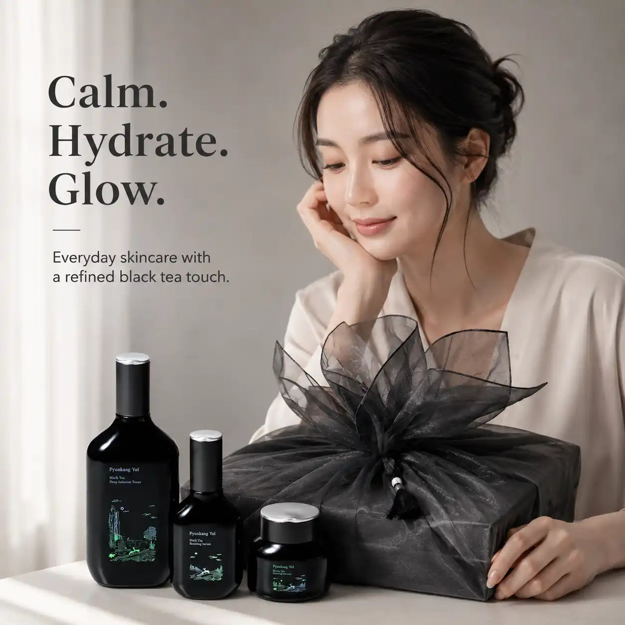Pyunkang Yul Black Tea Line Gift Set 130ml 45ml 60ml