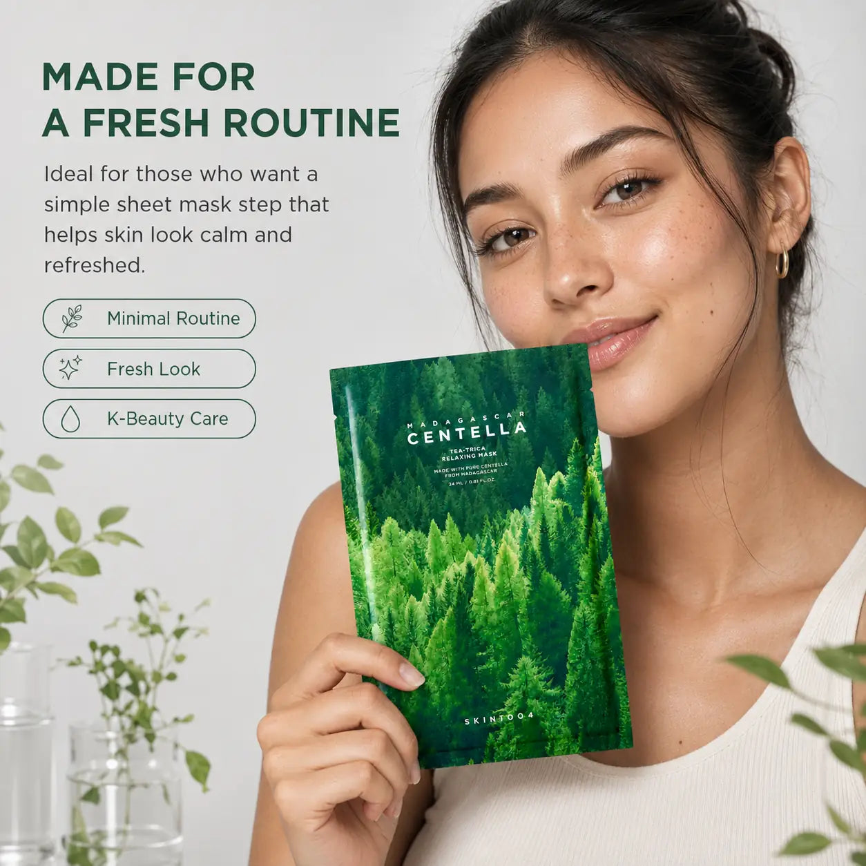 SKIN1004 Madagascar Centella Tea-Trica Relaxing Mask 1EA 24ml